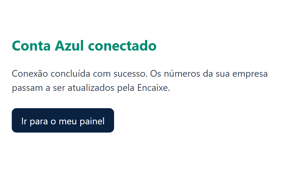 Esta é a tela de que deu certo.